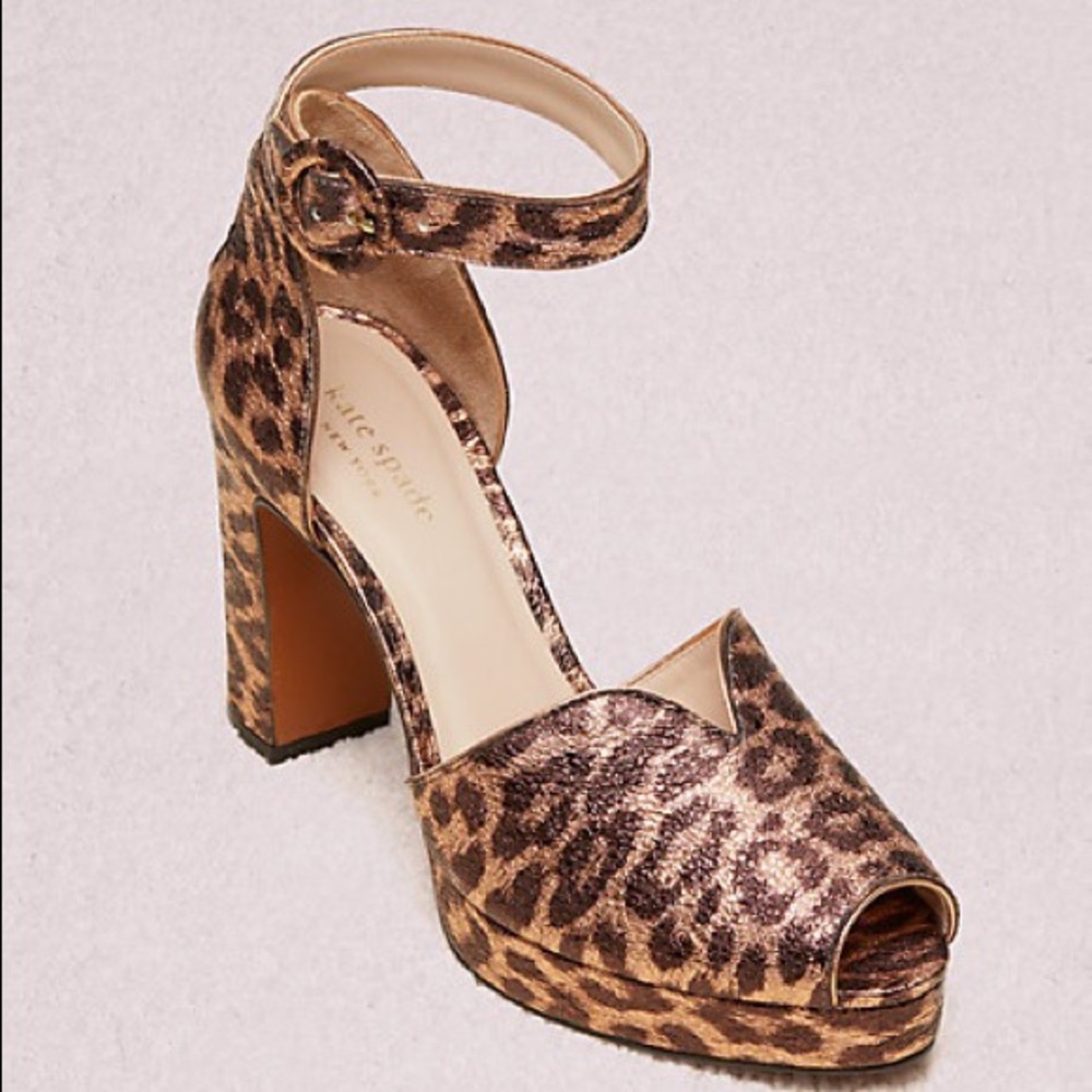 KATE SPADE Perry Platform Pumps In Bronze